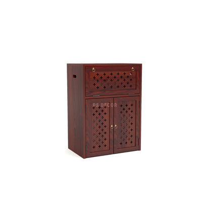 Wooden Inverter Cabinet with Ventilation | Inverter & Battery Storage